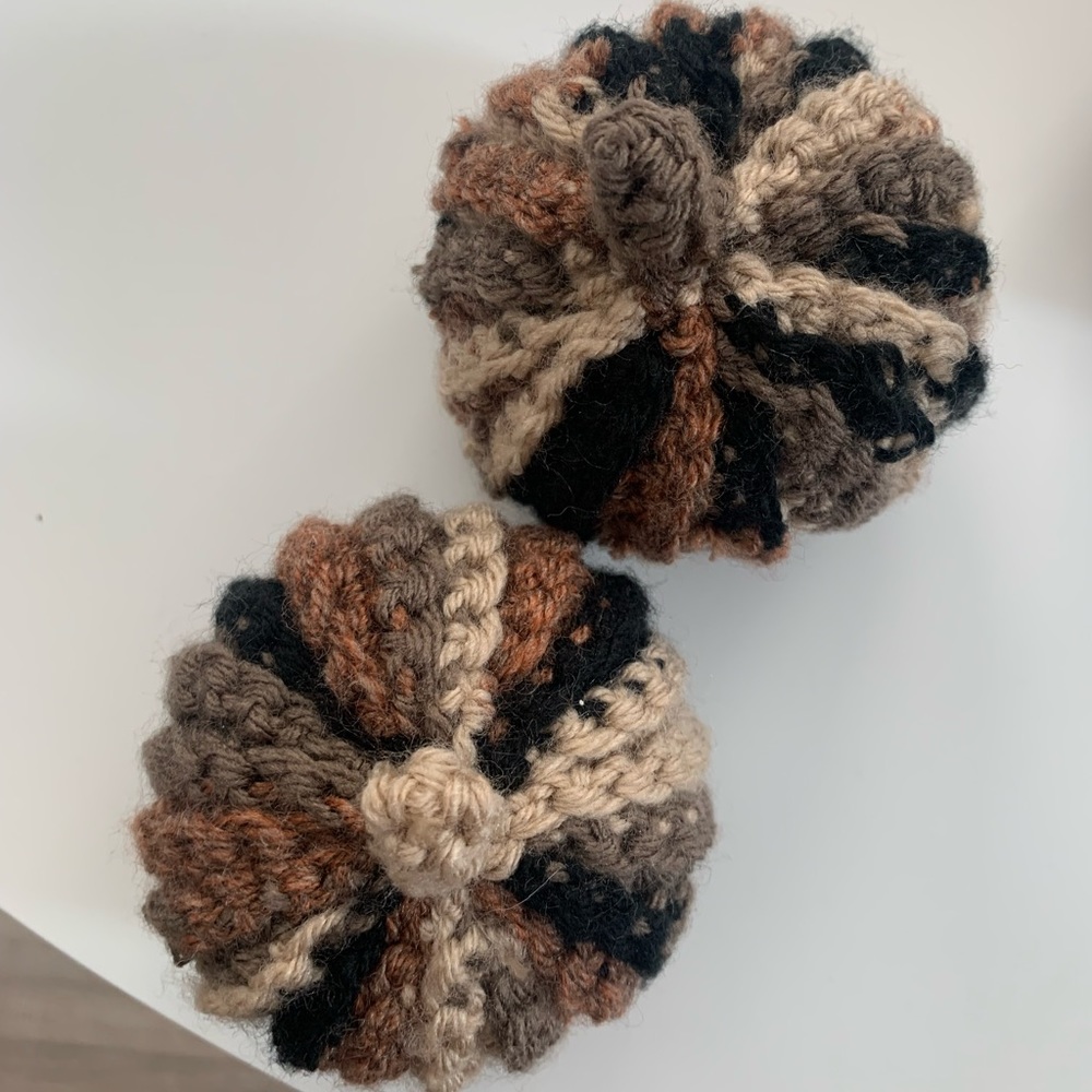 Mini Autumn Patchwork Pumpkin